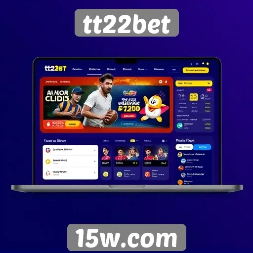 Interface e usabilidade da plataforma tt22bet